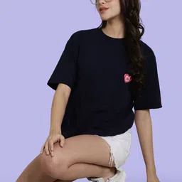 Fabflee Pack of 2 Printed Cotton Oversized T-shirt image 4