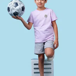 NUSYL Boys Typography Printed Round Neck T-shirt image 2