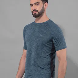 Force NXT Men Pack Of 3 Anti Odour Solid Round Neck Training or Gym T-shirt image 4