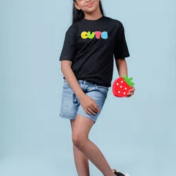 NUSYL Printed Round Neck Oversized T-shirt image 4