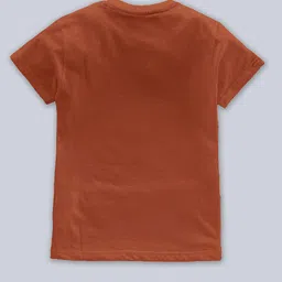 BAESD Boys Pack Of 2 Typography Printed Pure Cotton T-shirt image 5