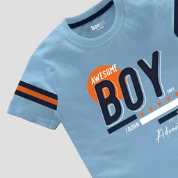 BAESD Boys Pack Of 3 Printed Pure Cotton T-shirts image 3