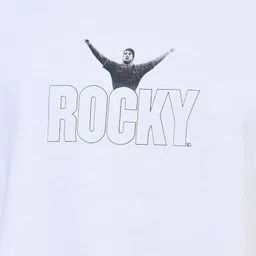 Styli Men Rocky Front and Back Sticker Graphic Print Compact Jersey Oversized Tee image 4