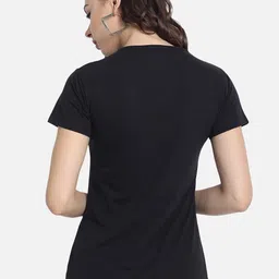 CHOZI Pack Of 2 Graphic Printed Round Neck Cotton Regular T-shirts image 2