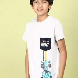 V-Mart Boys Printed Round Neck T-Shirt image 3