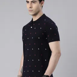 Metronaut Conversational Printed Polo Collar Cotton T-shirt image 4