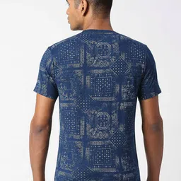 Pepe Jeans Men Printed Pure Cotton Slim Fit T-shirt image 4