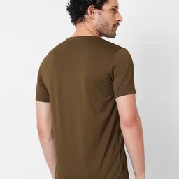 SPYKAR Graphic Printed Cotton Slim Fit T-shirt image 3