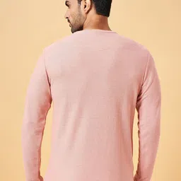 BYFORD by Pantaloons Round Neck Slim Fit Cotton T-shirt image 4