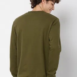 Mufti Men Plus Size Slim Fit Cotton Sweatshirt image 4
