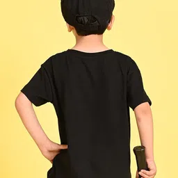 NUSYL Boys Conversational Printed Oversized Round Neck T-shirt image 2