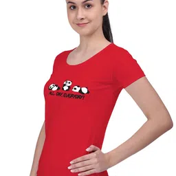 STATUS MANTRA Typography Printed Round Neck Pure Cotton T-shirt image 5