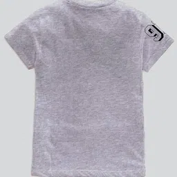 BAESD Boys Pack Of 2 Typography Printed Pure Cotton T-shirt image 5