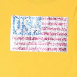 U.S. Polo Assn. Kids Boys Typography Printed Pure Cotton T-shirt image 4