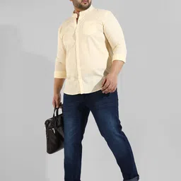 Instafab Plus Men Plus Size Casual Cotton Shirt image 4