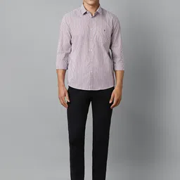 Louis Philippe Sport Slim Fit Striped Cotton Casual Shirt image 5