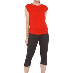 appulse Pack of 2 Cap Sleeves Cotton T-shirts image 3