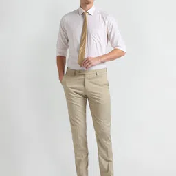 Arrow Micro Checks Cotton Spread Collar Slim Fit Opaque Checked Formal Shirt image 5