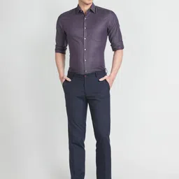 Arrow Self Design Textured Pure Cotton Formal Shirt image 2