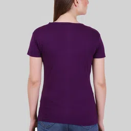 Fleximaa Women Yellow & Red 4 V-Neck T-shirt image 5