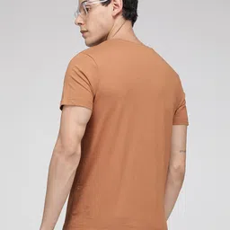 SPORTO Round Neck Short Sleeves Regular Fit Cotton T-shirt image 4