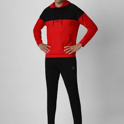 Van Heusen Flex Men Colourblocked Hooded Sweatshirt image 5