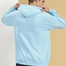 Fans Army Oversized Hooded Neck Drop Shoulder Bio Washed Cotton Pullover Sweatshirt image 3