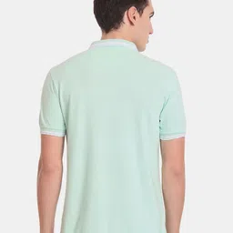 U.S. Polo Assn. Men Polo Collar Slim Fit Cotton T-shirt image 5