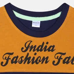 BAESD Boys Pack Of 2 Typography Printed Cotton T-shirt image 2