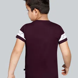 3PIN Boys Typography Printed Round Neck Short Sleeves Cotton T-shirt image 5