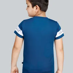 3PIN Boys Typography Printed Round Neck Short Sleeves Regular T-shirt image 5