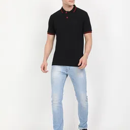 Masculino Latino Plus Polo Collar Cotton T-shirt image 2