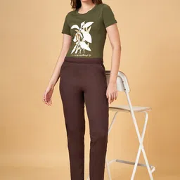 Honey by Pantaloons Floral Printed Short Sleeves Cotton T-shirt image 3