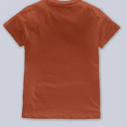 BAESD Boys Pack Of 2 Typography Printed Pure Cotton T-shirt image 3