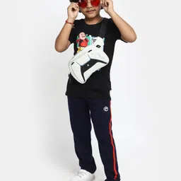 V-Mart Boys Motu Patlu Printed Cotton T-Shirt image 4