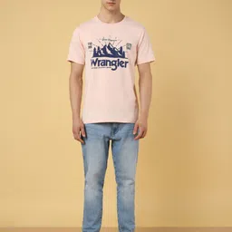 Wrangler Typography Printed Cotton T-shirt image 3