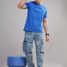 ADRO Men Printed Pockets T-shirt image 5