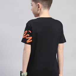 Monte Carlo Boys Typography Printed Pure Cotton T-shirt image 5