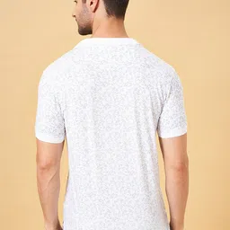 BYFORD by Pantaloons Printed Polo Collar Short Sleeves Cotton Slim Fit T-shirt image 5
