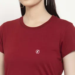 Friskers Pack Of 2 Slim Fit Round Neck Short Sleeves Cotton T-shirts image 5