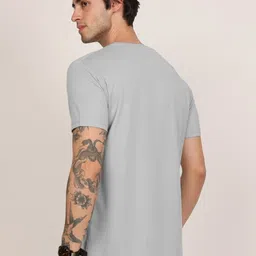 Leotude Men Pack Of 2 Typography Printed Round Neck Oversized T-shirts image 4