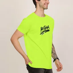 Leotude Men Pack Of 2 Typography Printed Round Neck Oversized T-shirts image 5