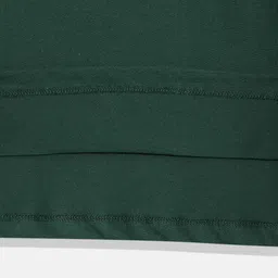 u.s. polo assn. kids U.S.Polo Assn. Kids Boys Green Printed Pure Cotton T-shirt image 2