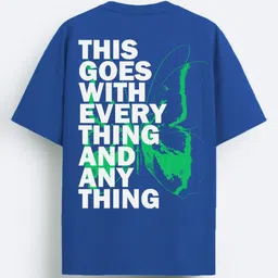 ADRO Men Graphic Printed Round Neck Cotton Oversized T-Shirt image 3