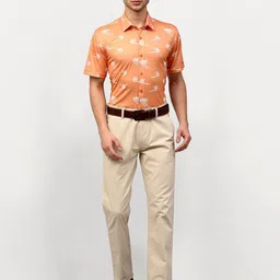 JAINISH Spread Collar Classic Fit Abstract Printed Cotton Formal Shirt image 3