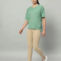 MKH Graphic Printed Relaxed Fit Drop-Shoulder Sleeves Dri-Fit T-shirt image 5