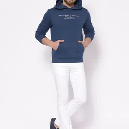 Red Tape Men Teal Printed Sweatshirt image 2