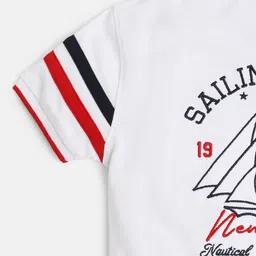 R&B Boys Polo Collar Solid Cotton T-shirt image 4