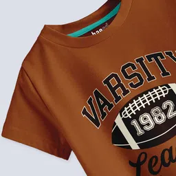 BAESD Boys Pack Of 2 Typography Printed Cotton T-shirt image 3