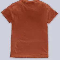 BAESD Boys Pack Of 3 Typography Printed Pure Cotton T-shirt image 4